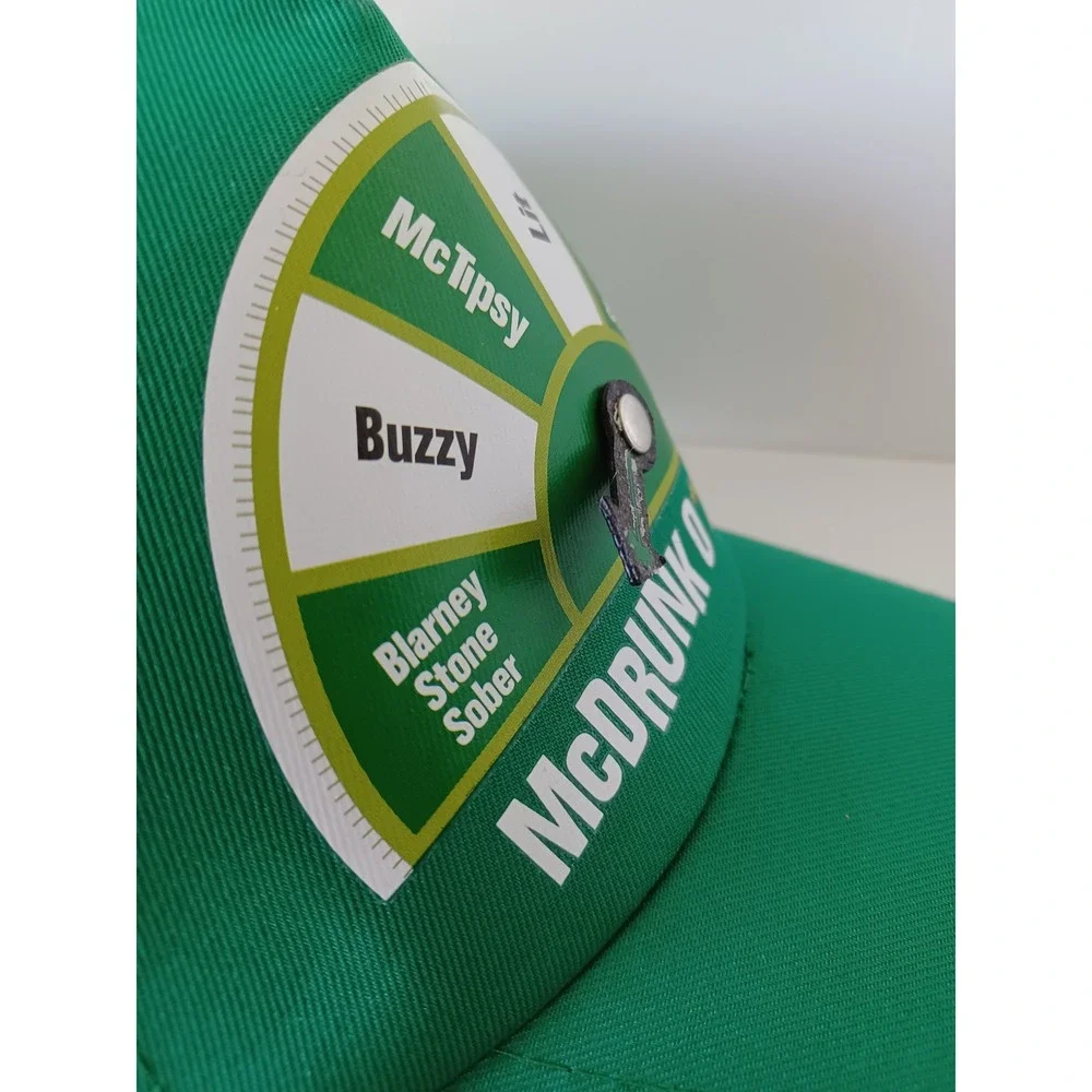 St. Patrick's Day McDrunk O' Meter Holiday Green Hat Accessories